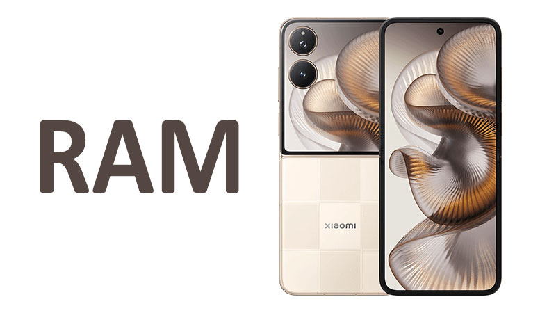 How much RAM does Xiaomi Mix Flip 2 have