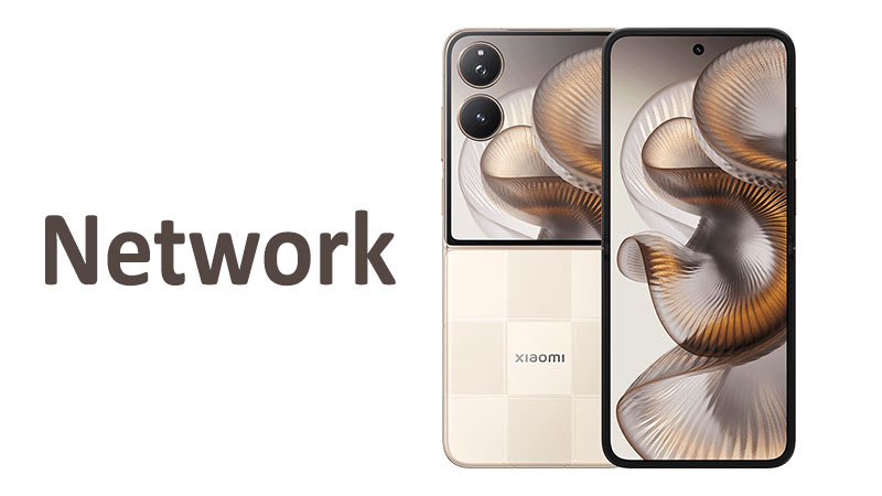 What Network does Xiaomi Mix Flip 2 use