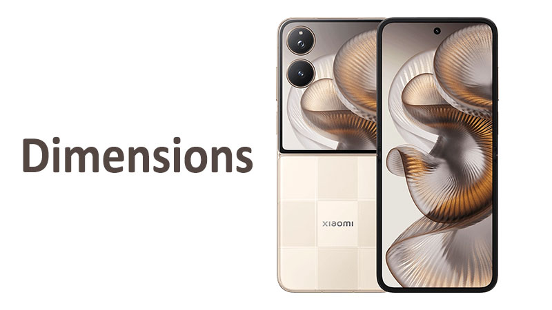 What are the Dimensions of Xiaomi Mix Flip 2