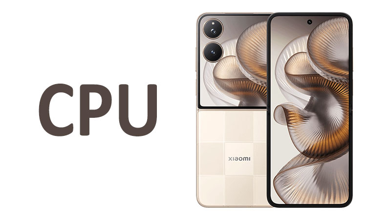 What is the CPU of Xiaomi Mix Flip 2