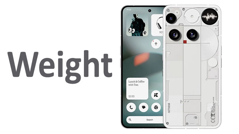 How Much Does Nothing Phone (3) Weight