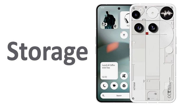 How much Storage does Nothing Phone (3) have
