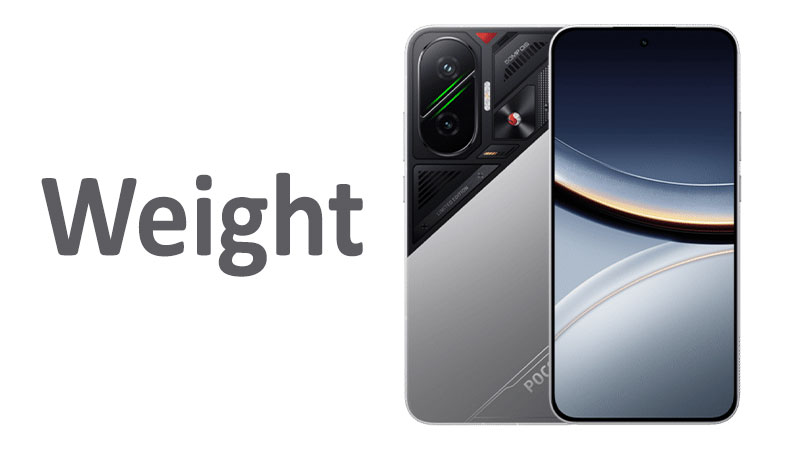 How much does Xiaomi Poco F7 Weight