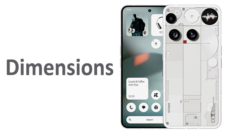 What are the Dimensions of the Nothing Phone (3)