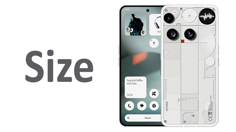 What is the Display Size of Nothing Phone (3)