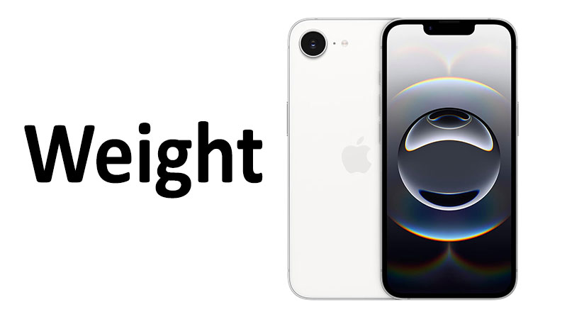 Apple iPhone 16e Weight Grams and Ounces
