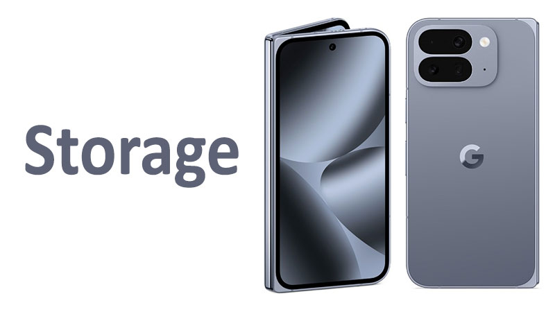 Google Pixel 10 Pro Fold Storage: Capacity & Type