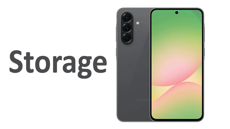 Samsung Galaxy A56 Storage: Capacity, UFS 3.1 & No SD Card