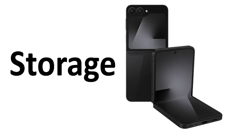 Samsung Galaxy Z Flip 7 Storage: Capacity & Type