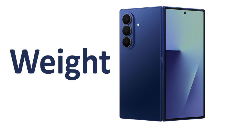 Samsung Galaxy Z Fold7 Weight: How Heavy Is It