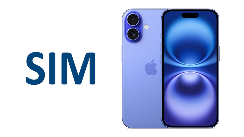 Apple iPhone 16 SIM: eSIM, Wi-Fi 7, 5G, and DisplayPort