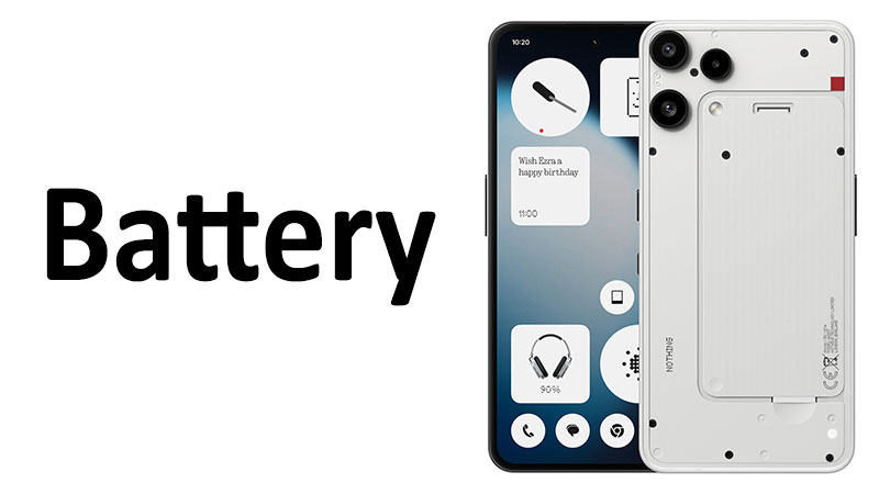 Nothing Phone 3a Lite Battery: Capacity, Charging & Life