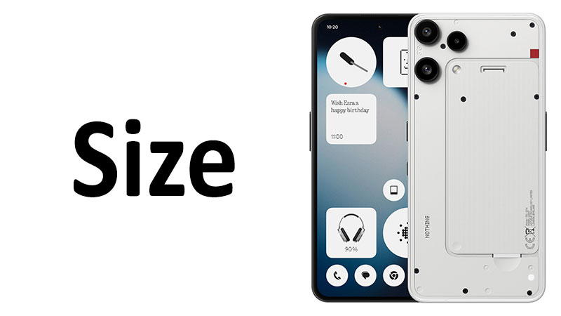 Nothing Phone 3a Lite Size: Screen, Dimensions & Comparisons