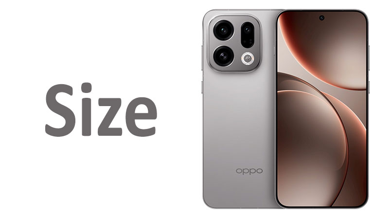 Oppo Find X9 Size: Screen, Dimensions & Comparisons