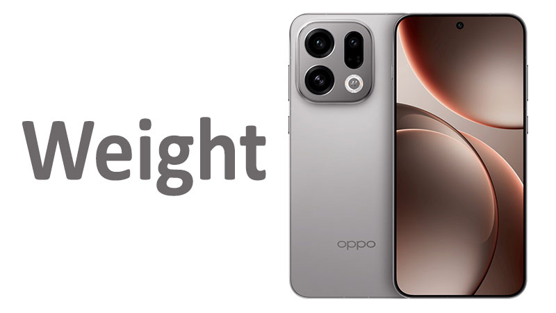 Oppo Find X9 Weight: Grams, Ounces and Comparison
