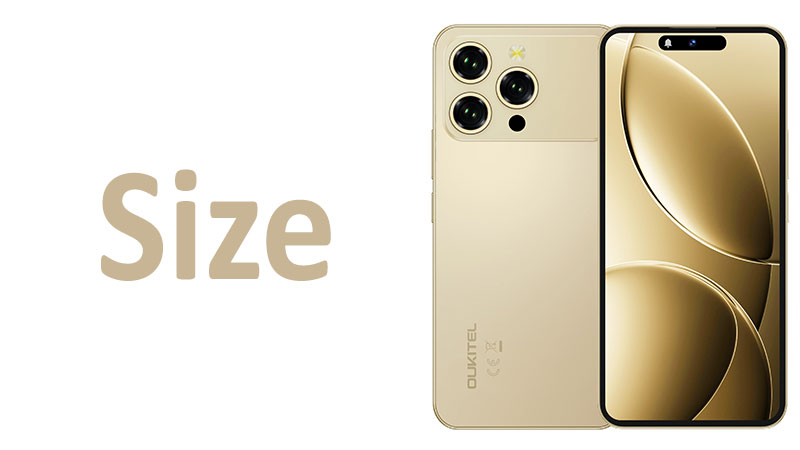 Oukitel P1 Pro Size: Screen, Dimensions & Comparisons