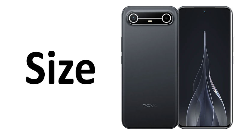 Tecno Pova Slim Size: Screen, Dimensions & Comparisons