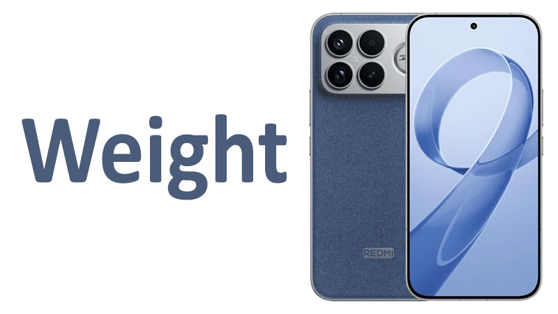 Xiaomi Redmi K90 Pro Max Weight: Grams, Ounces and Comparison