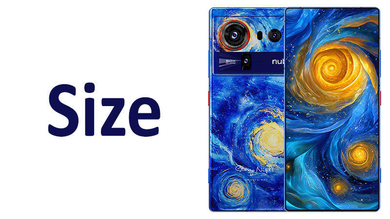 ZTE nubia Z80 Ultra Size Screen Dimensions Comparisons ZTE nubia Z80 Ultra Size: Screen, Dimensions & Comparisons