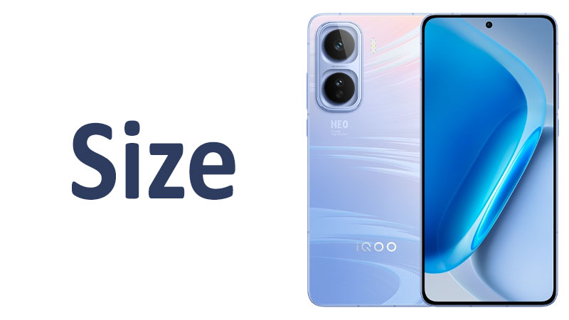 vivo iQOO Neo 11 Size: Screen, Dimensions & Comparisons