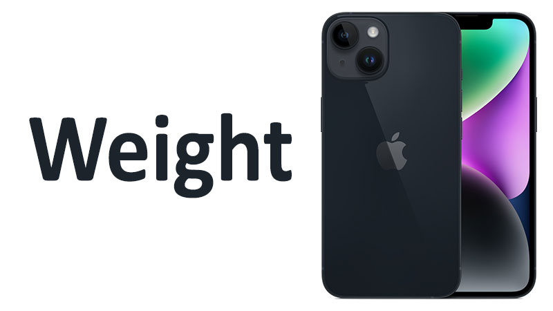Apple iPhone 14 Weight Grams, Ounces and Comparison