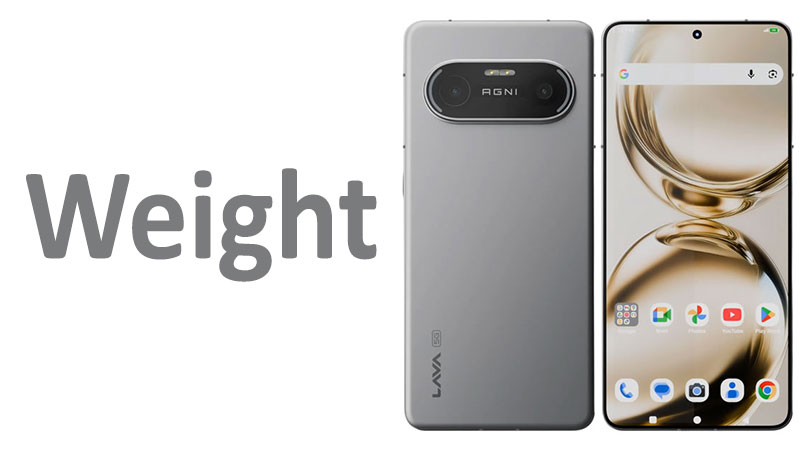 Lava Agni 4 Weight Grams, Ounces and Comparison