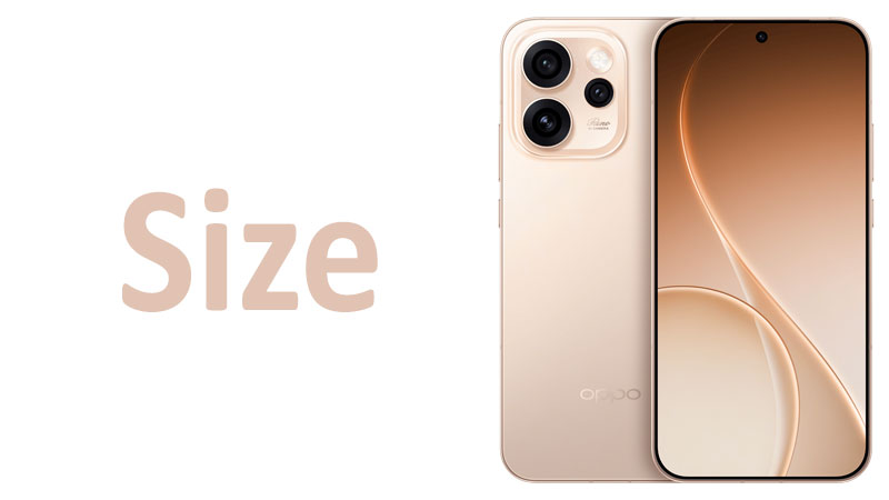 OPPO Reno 15 Pro Size Screen, Dimensions & Comparisons