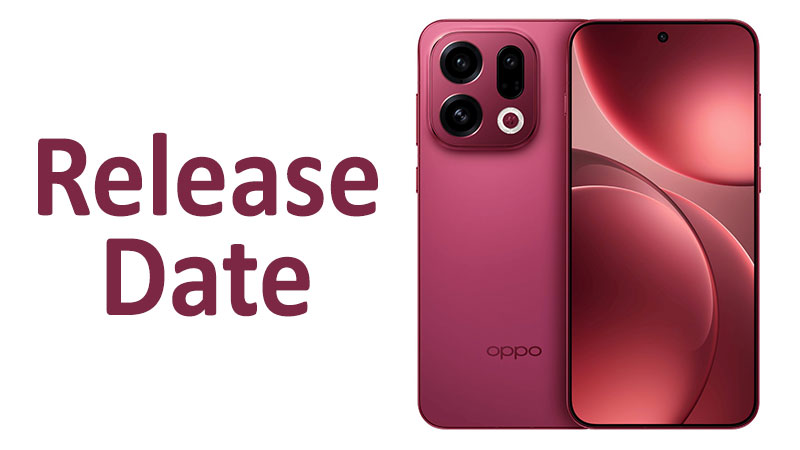 Oppo Find X9 Pro Release Date Launch & Availability