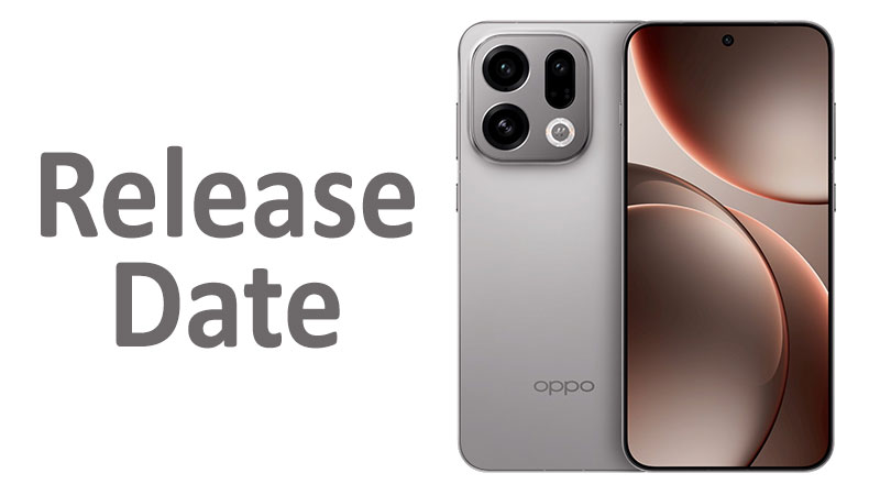 Oppo Find X9 Release Date Launch & Availability