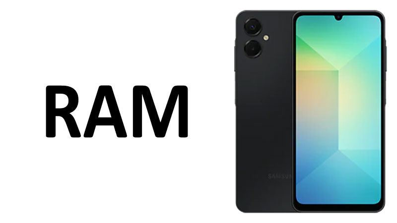 Samsung Galaxy A06 5G RAM Capacity, Performance & Multitasking