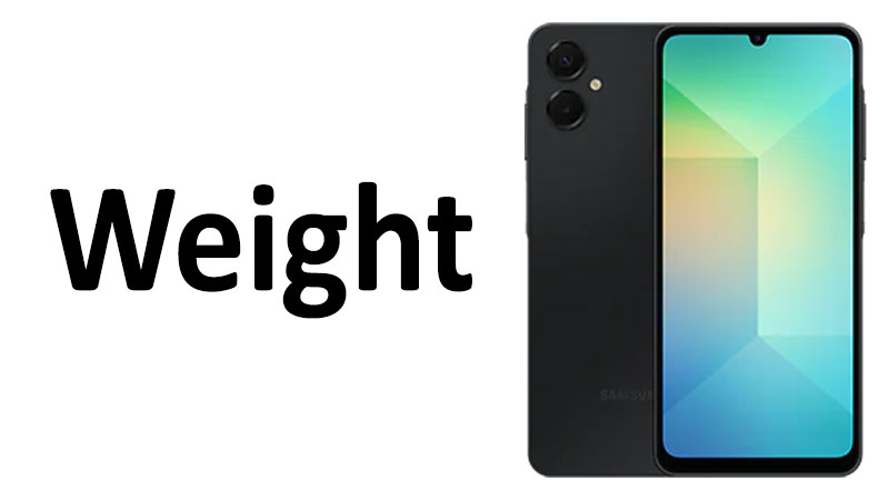 Samsung Galaxy A06 5G Weight Grams, Ounces and Comparison