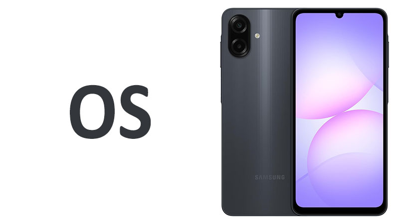 Samsung Galaxy A07 4G OS Android Version and One UI 8