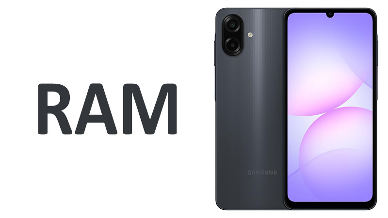 Samsung Galaxy A07 4G RAM Capacity, Performance & Multitasking