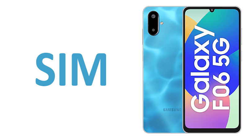 Samsung Galaxy F06 5G SIM Dual-SIM & Connectivity Review