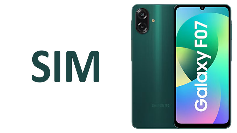 Samsung Galaxy F07 SIM , Dual-SIM & Connectivity Review