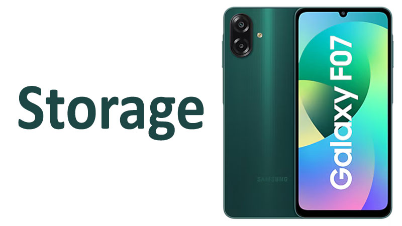 Samsung Galaxy F07 Storage Capacity, Type & Buyer’s Guide