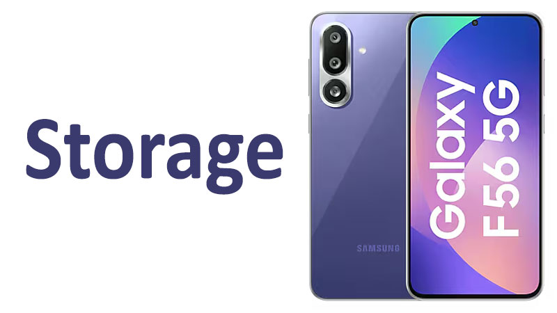 Samsung Galaxy F56 Storage Capacity, Type & Buyer’s Guide
