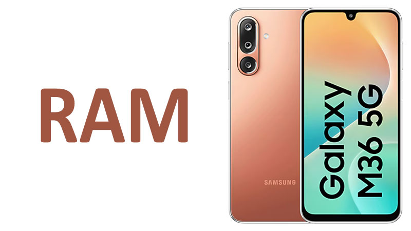Samsung Galaxy M36 RAM Capacity, Performance & Multitasking