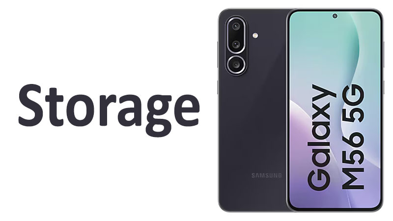 Samsung Galaxy M56 Storage Capacity, Type & Buyer’s Guide