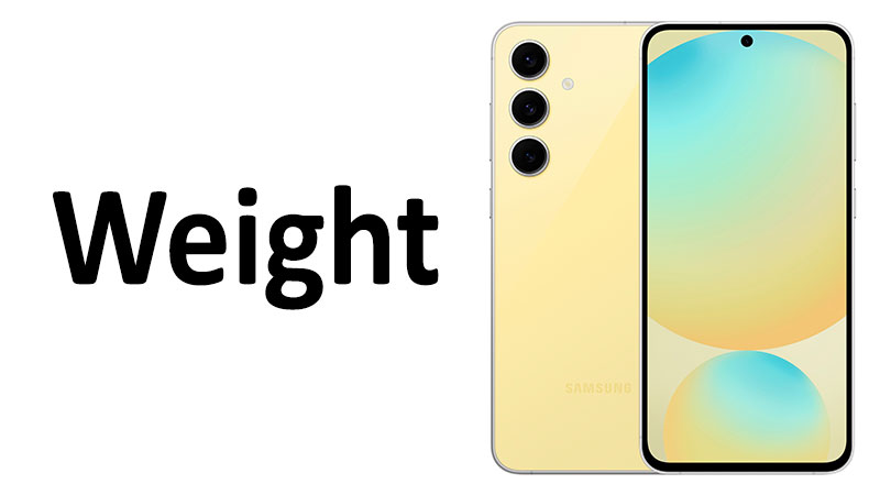 Samsung Galaxy S24 FE Weight Grams, Ounces and Comparison
