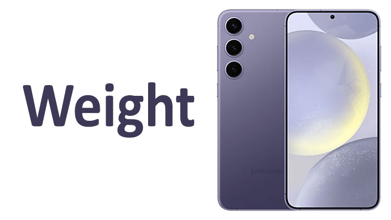 Samsung Galaxy S24 Plus Weight Grams, Ounces and Comparison