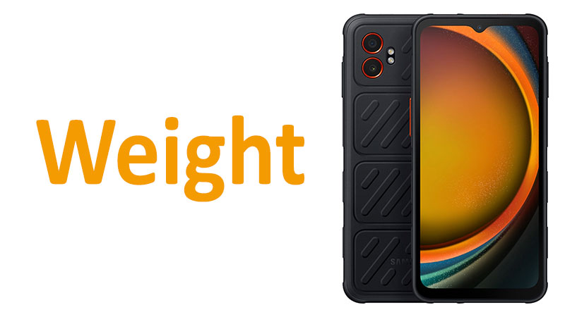 Samsung Galaxy XCover7 Pro Weight Grams, Ounces and Comparison
