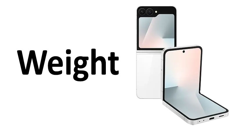 Samsung Galaxy Z Flip 7 FE Weight Grams, Ounces and Comparison