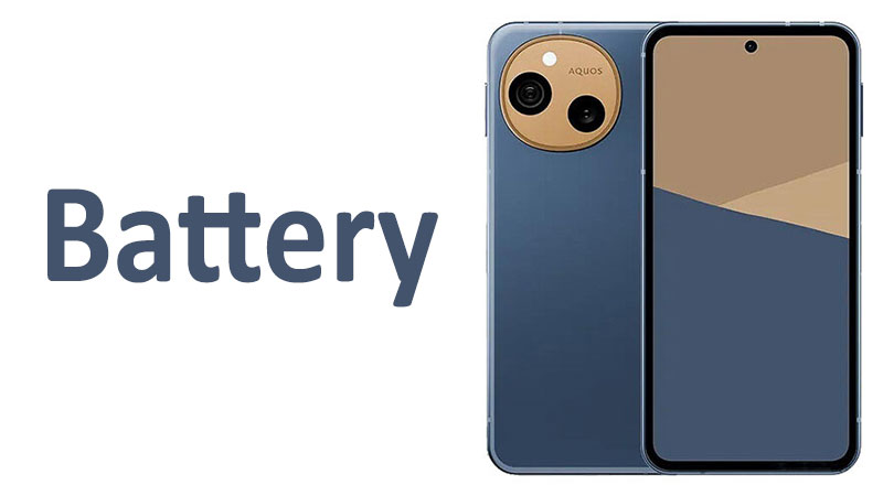 Sharp Aquos sense10 Battery Capacity, Charging & Life