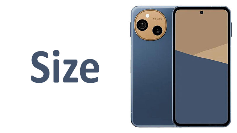 Sharp Aquos sense10 Size Screen, Dimensions & Comparisons