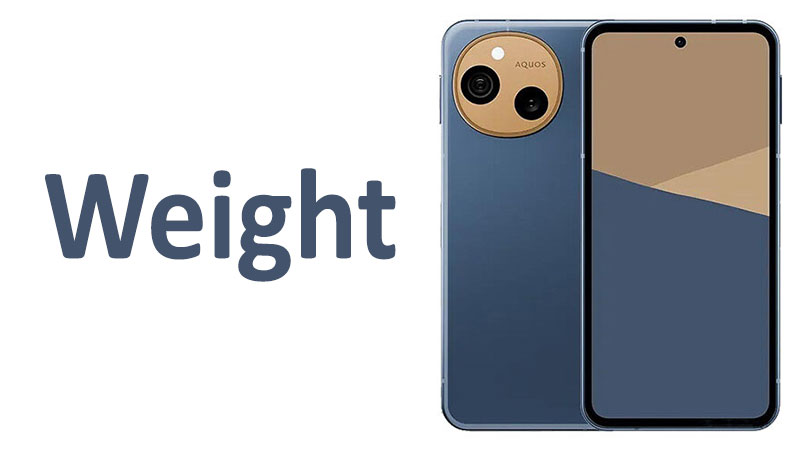 Sharp Aquos sense10 Weight Grams, Ounces and Comparison