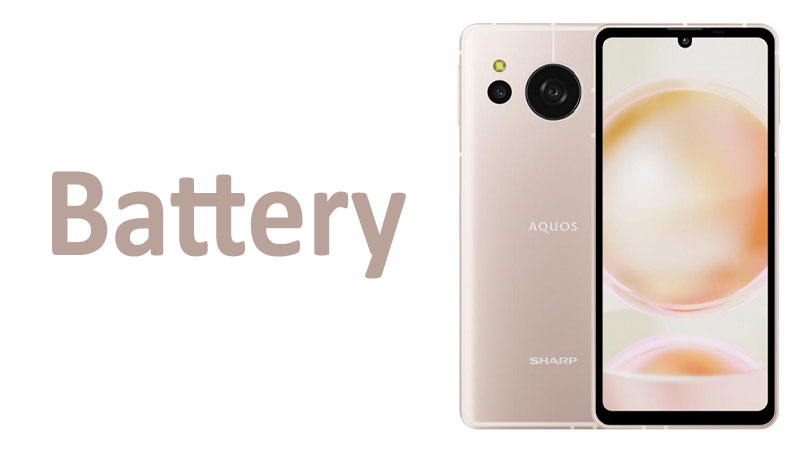 Sharp Aquos sense8 Battery Capacity, Charging & Life