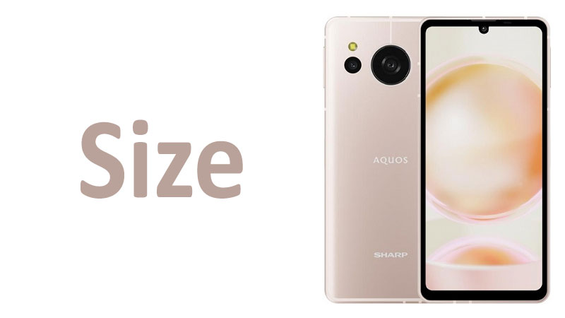 Sharp Aquos sense8 Size Screen, Dimensions & Comparisons