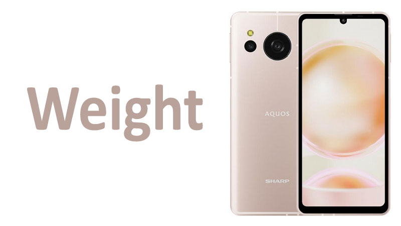 Sharp Aquos sense8 Weight Grams, Ounces and Comparison