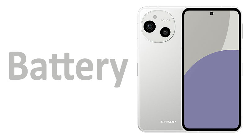 Sharp Aquos sense9 Battery Capacity, Charging & Life